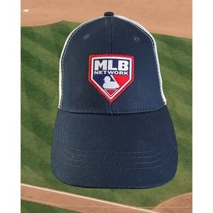 MLB Network Washington Nationals SGA 2023 Blue Snapback Trucker Cap OSFA